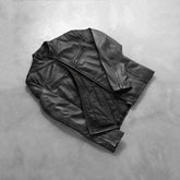regular leather jacket for man